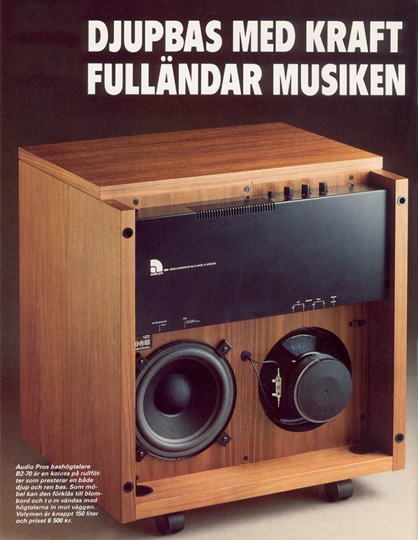 B2.50 powered subwoofer