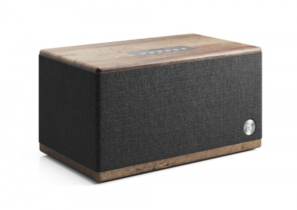 wireless bluetooth speaker BT5 driftwood front angle AudioPro 600x424 1