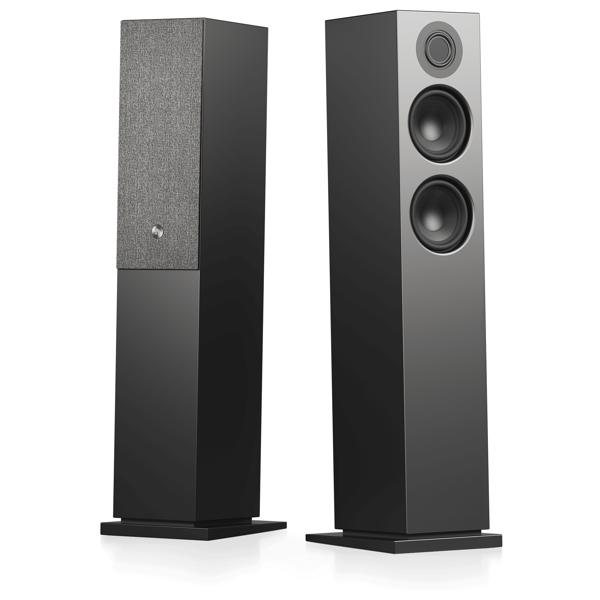 wireless multiroom speaker A48 black front3 airplay2 google cast chromecast AudioPro