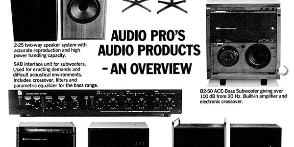 Audio Pro newsletter